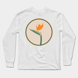 Flower geometric minimal tropical cool Long Sleeve T-Shirt